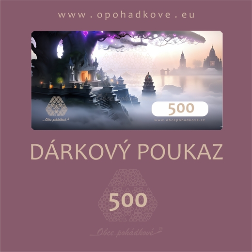 voucher -  Dárkový poukaz na NÁKUP V E·ŠOPU O·POHÁDKOVÉ