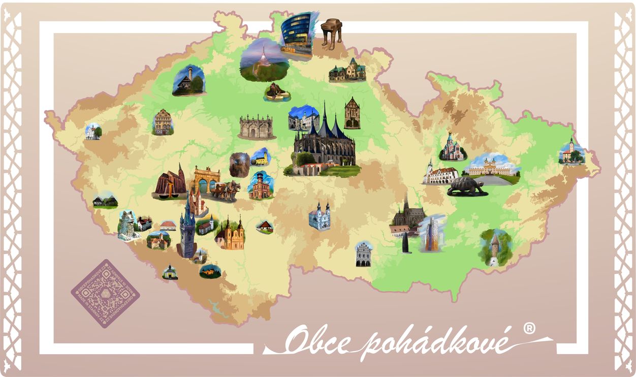 Mapa České Republiky - O.Pohádkové